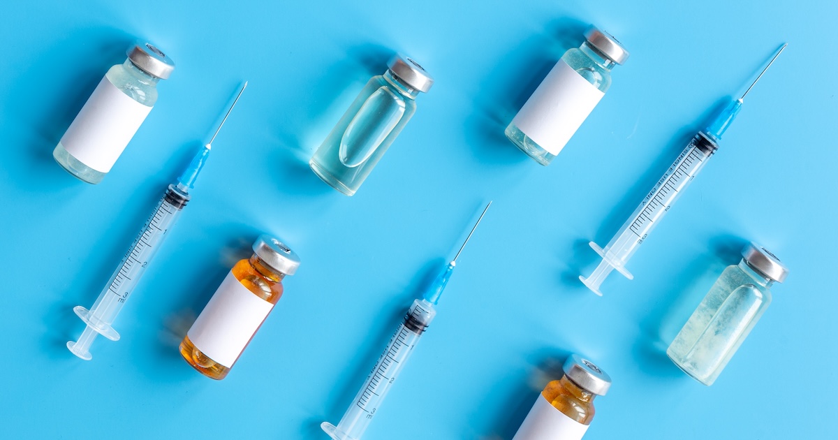 Medical-grade peptide vials and syringes at iCRYO Highland Village